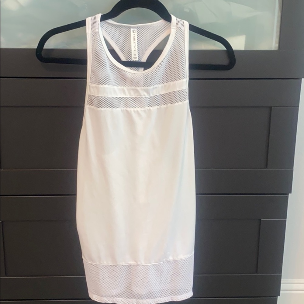 Fabletics white tank